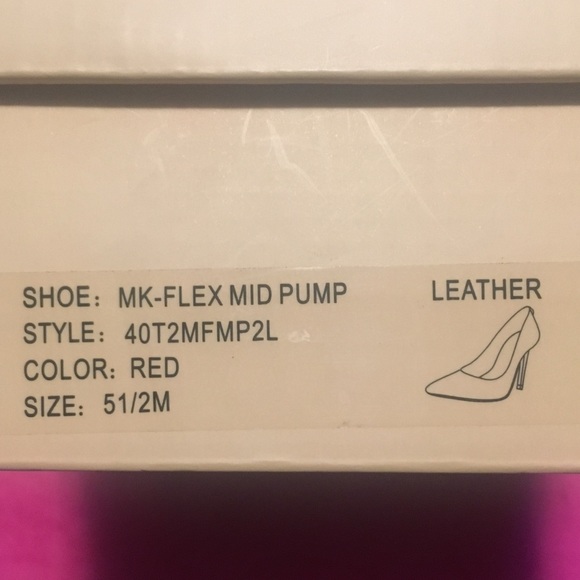 Michale kors Red leather heels - Picture 6 of 7